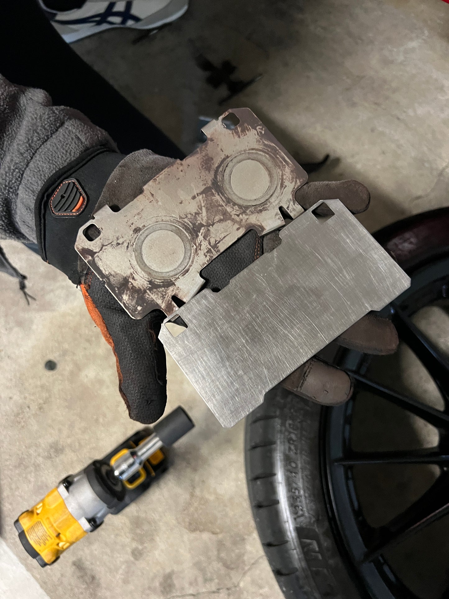 555 Engineering Titanium Brake Shims (GR Corolla / GR Yaris)