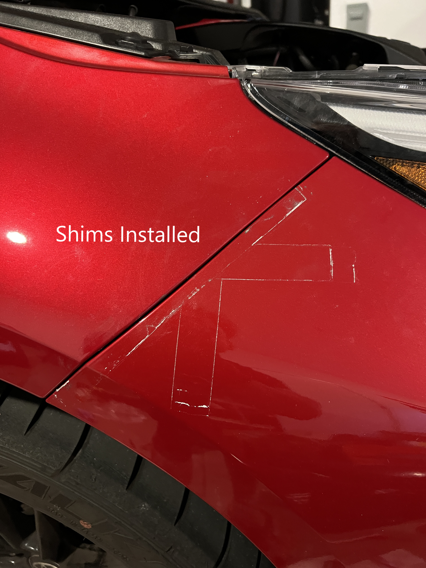 555 Engineering GR Corolla Front Bumper Reinforcement Shims