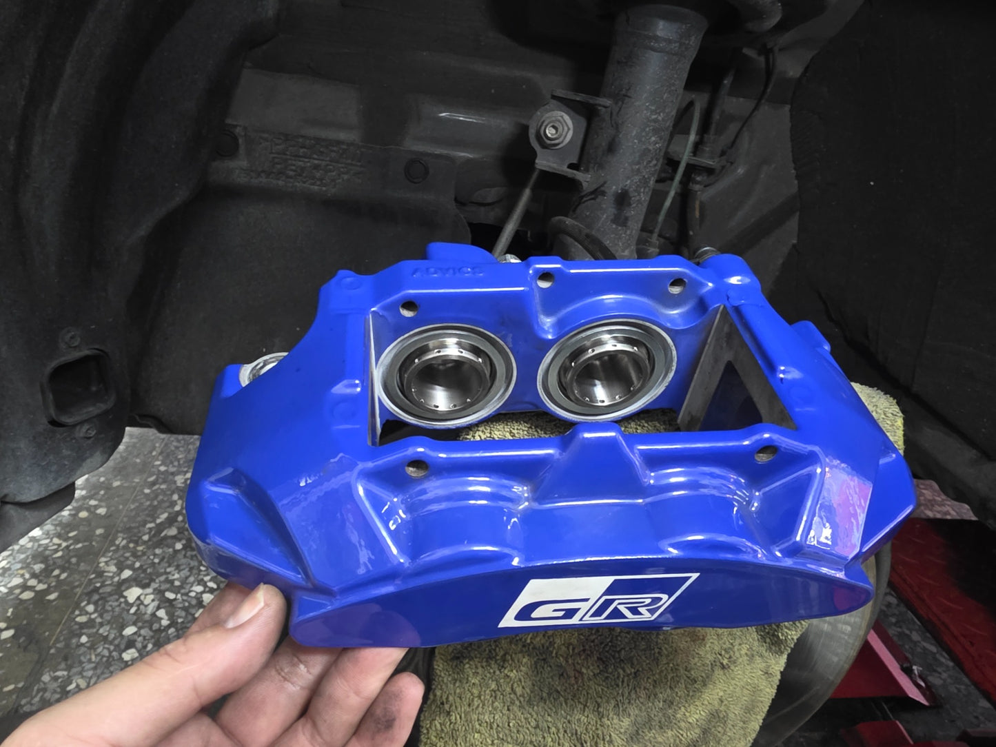GR Corolla Brake Caliper Retaining Ring