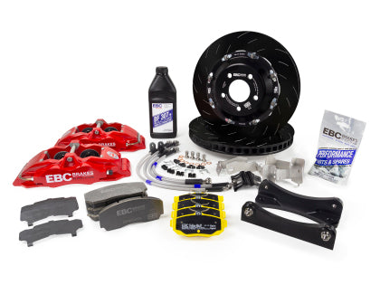 EBC Racing 23-24 Toyota GR Corolla 1.6T Apollo-6 Calipers 355mm Rotors Front Big Brake Kit