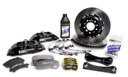 EBC Racing 23-24 Toyota GR Corolla 1.6T Apollo-6 Calipers 355mm Rotors Front Big Brake Kit