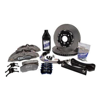 EBC Racing 23-24 Toyota GR Corolla 1.6T Apollo-6 Calipers 355mm Rotors Front Big Brake Kit